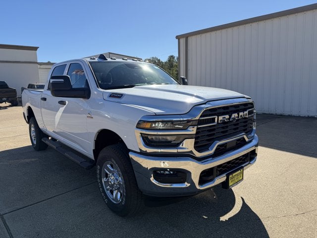 2026 RAM Ram 2500 RAM 2500 TRADESMAN CREW CAB 4X4 6'4' BOX in Bright White Clear-Coat Exterior Paint — front three-quarter view