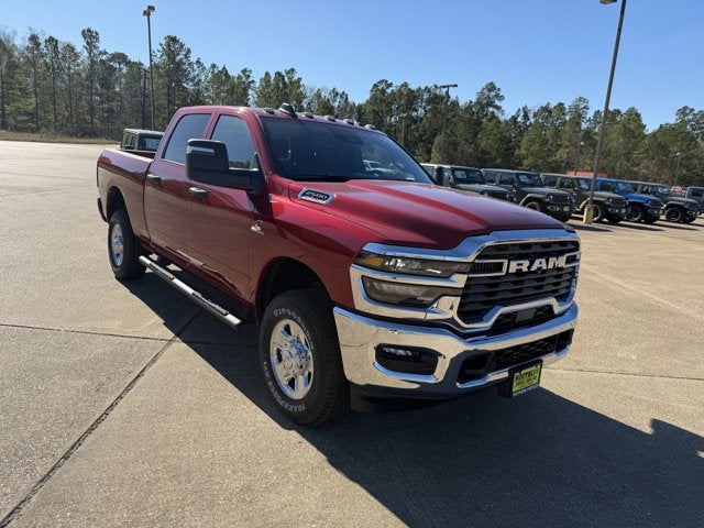 2026 RAM Ram 2500 RAM 2500 TRADESMAN CREW CAB 4X4 6'4' BOX in Molten Red Pearl-Coat Exterior Paint — front three-quarter view