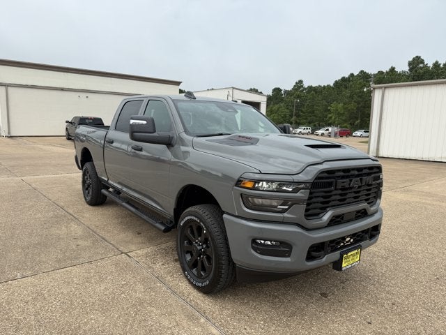 2026 RAM Ram 2500 RAM 2500 BLACK EXPRESS CREW CAB 4X4 6'4' BOX in Ceramic Gray Clear-Coat Exterior Paint — front three-quarter view